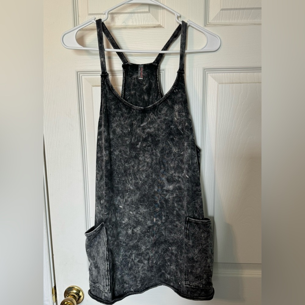 NWOT Free People Hot Shot Mini in mineral wash tie dye size XS